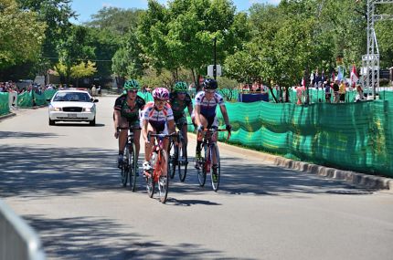 End of the TOEG women's bike race