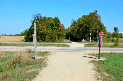 Bike Trail crossing major divided highway