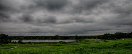 Wide Angle HDR photo from bike path