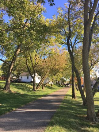 Fall scene on Fox River Trail at Otto  Engineering