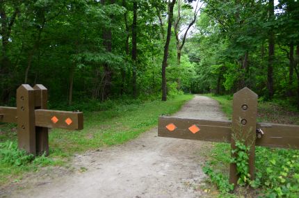 Kankakee Trail southeast trail head