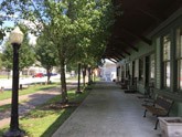 Old Train Station next to Trail