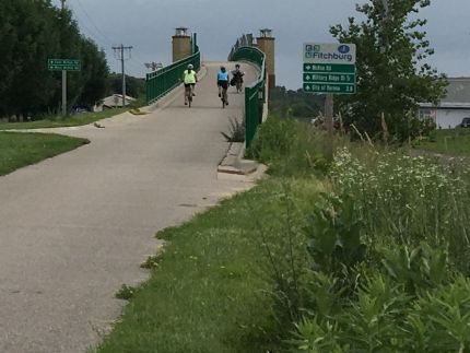 Military Ridge Bike Trail over McKee Road