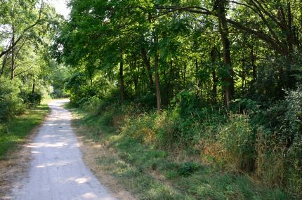 Moraine Hills crushed stone bike trail