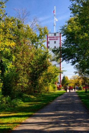 OPR Trail going through Frankfort