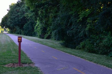 Mile Marker 4 on Trail