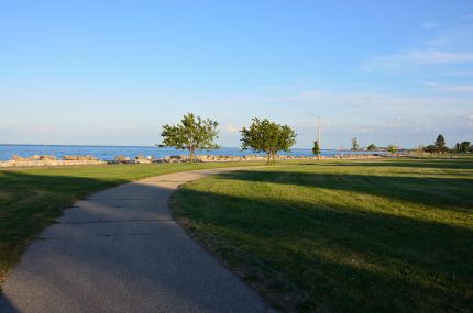 Pike Bike Trail by the lake.