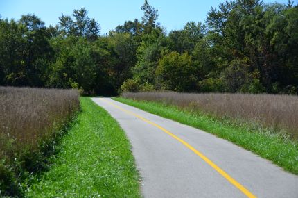 An open prairie part of the Thorn Creek Trail