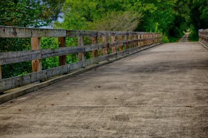 Bridge over Prairie Creek on WGT