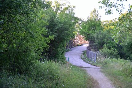 The bridge over Willow/Palatine Road on DPRT