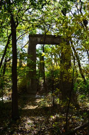 Ghost Bridge on I&M Canal trail