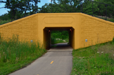 Skokie Vally Trail Yellow Tunnel