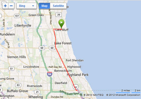 Skokie Valley Bike Path Map