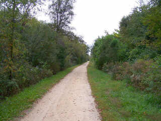 Crushed stone Ill Prairie Path