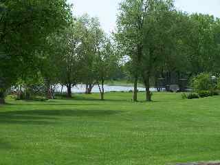 Lake Inverness as seen from Clover Drive