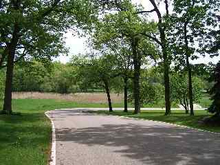 Curvy, donhill road in Inverness