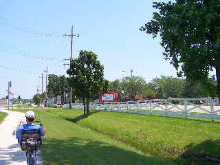 Passing Lambs Farm on the North Shore Trail