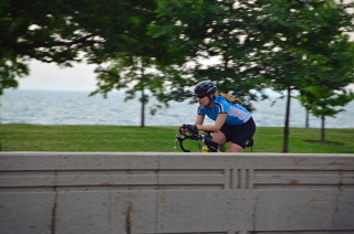 Race Bike Rider Woman