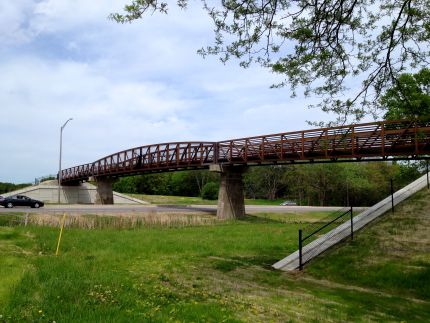 New West Side Bridge as seen from below