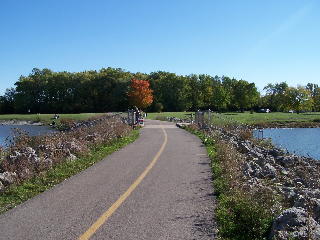 Bridge west of Busse Lake.