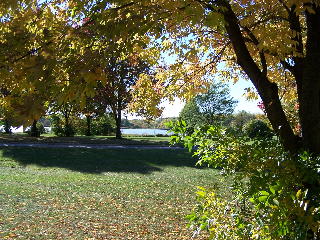 fall colors and lake view...