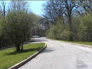 Forest Preserve road part of bike trail