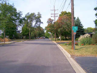 3rd Street thru the neighborhood