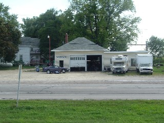 Ramshackle garage