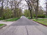 The Green Bay Bike Trail winding through the North Shore neighborhoods