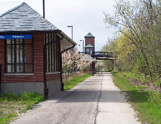 Winnetka Metra Station on GBT