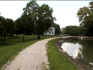 bike trail and canal